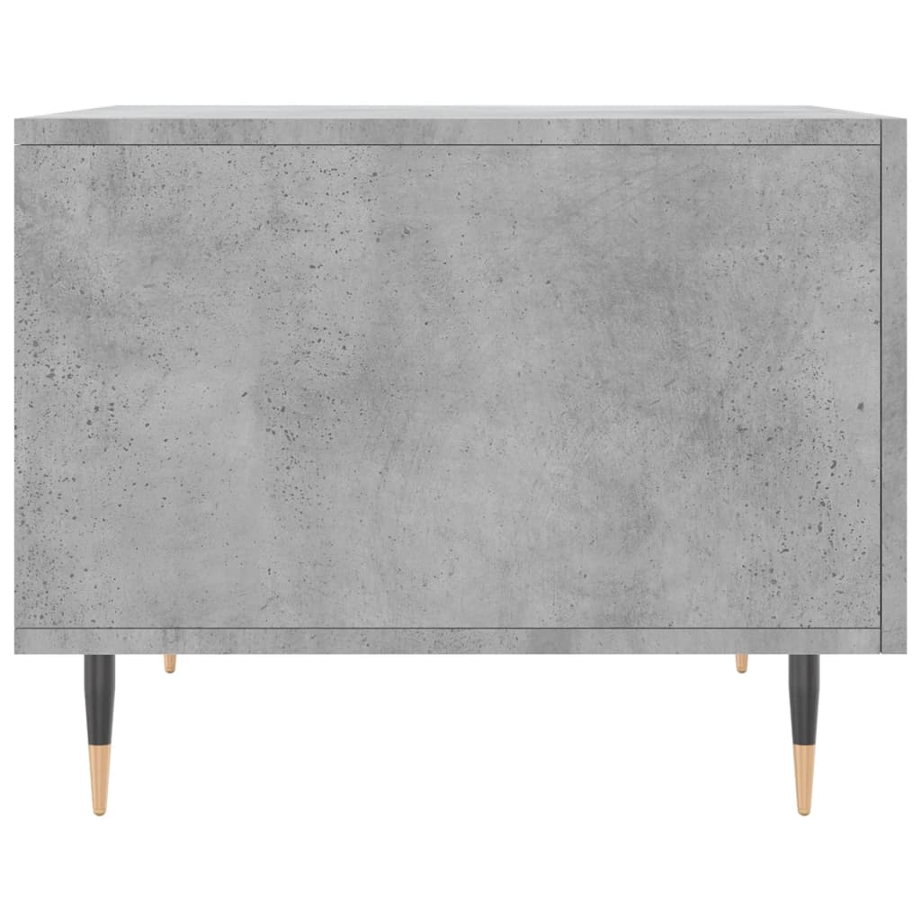 Coffee tables, 2 pcs., concrete gray, 50x50x40 cm, composite wood