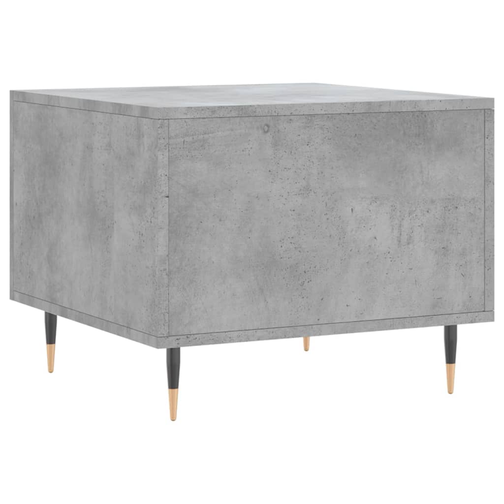 Coffee tables, 2 pcs., concrete gray, 50x50x40 cm, composite wood