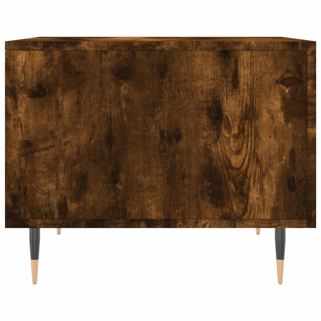 Coffee table, smoky oak, 50x50x40 cm, processed wood