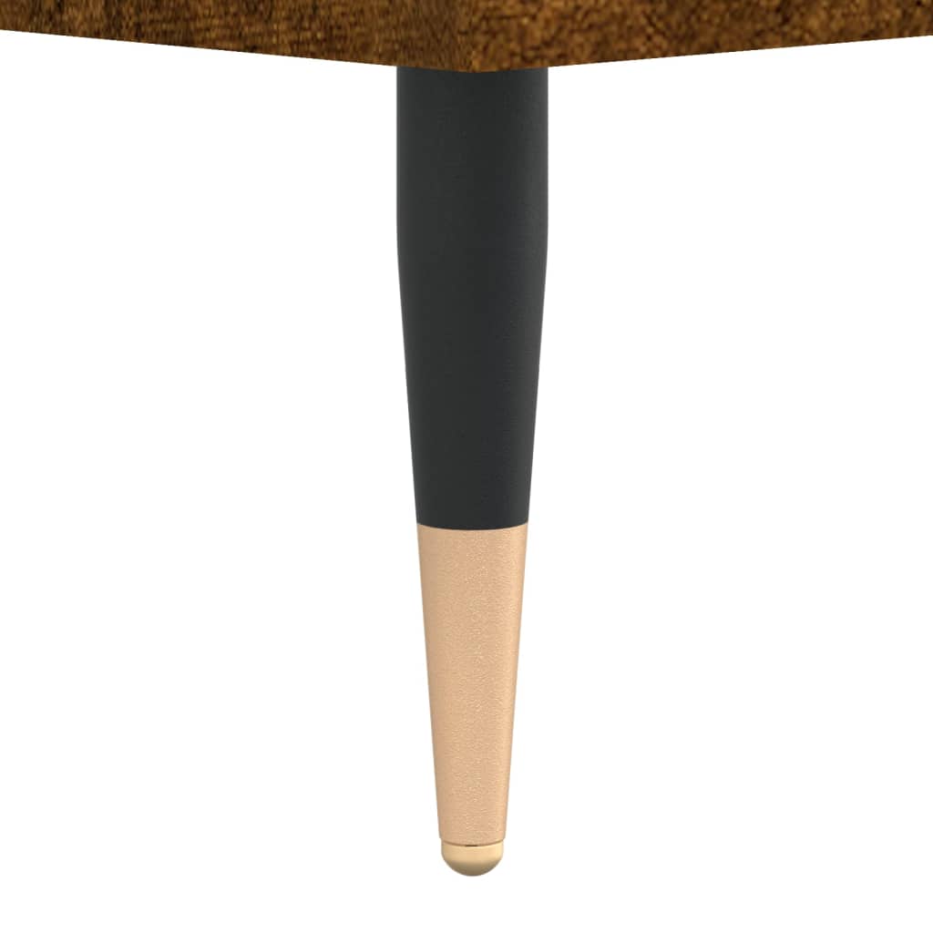 Coffee tables 2 pcs. smoky oak 50x50x40 cm composite wood