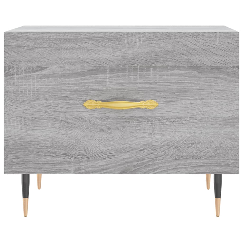 Coffee table, sonoma grey, 50x50x40 cm, processed wood