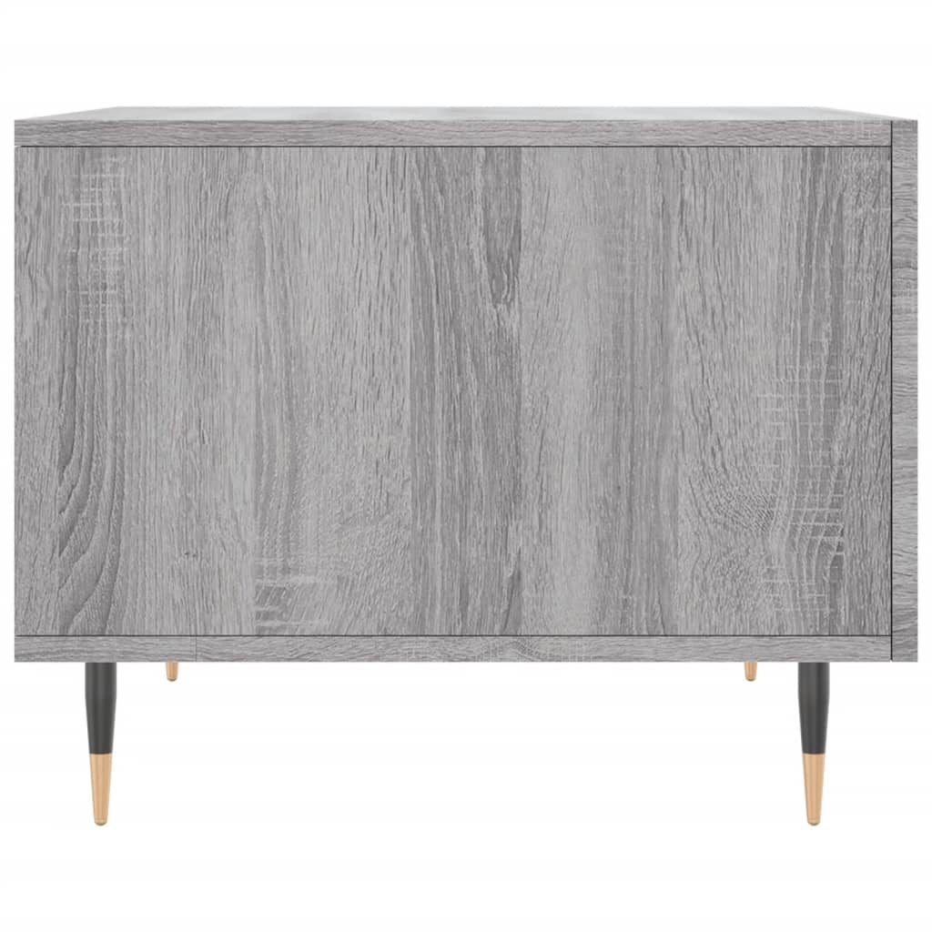 Coffee table, sonoma grey, 50x50x40 cm, processed wood