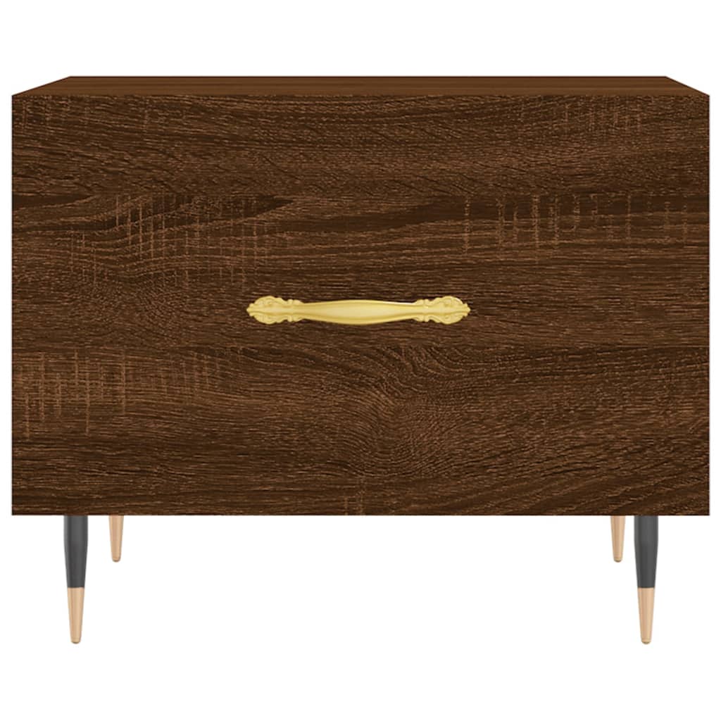 Coffee table, brown oak, 50x50x40 cm, processed wood