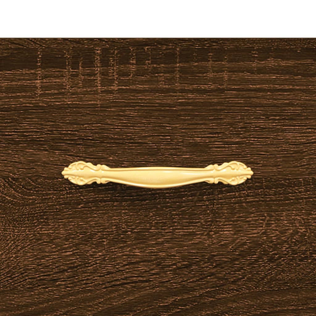 Coffee tables, 2 pcs. brown oak, 50x50x40 cm, composite wood