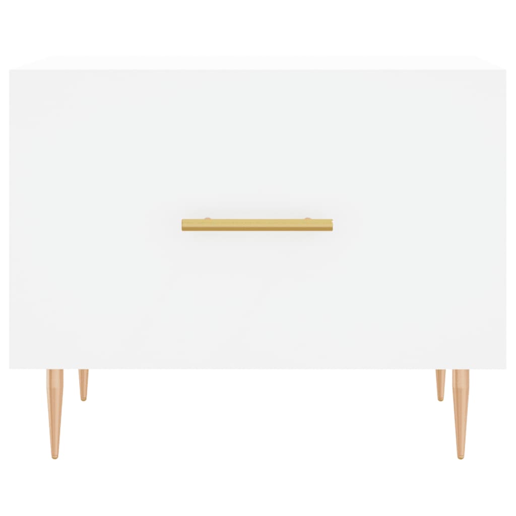 Coffee table, white, 50x50x40 cm, composite wood