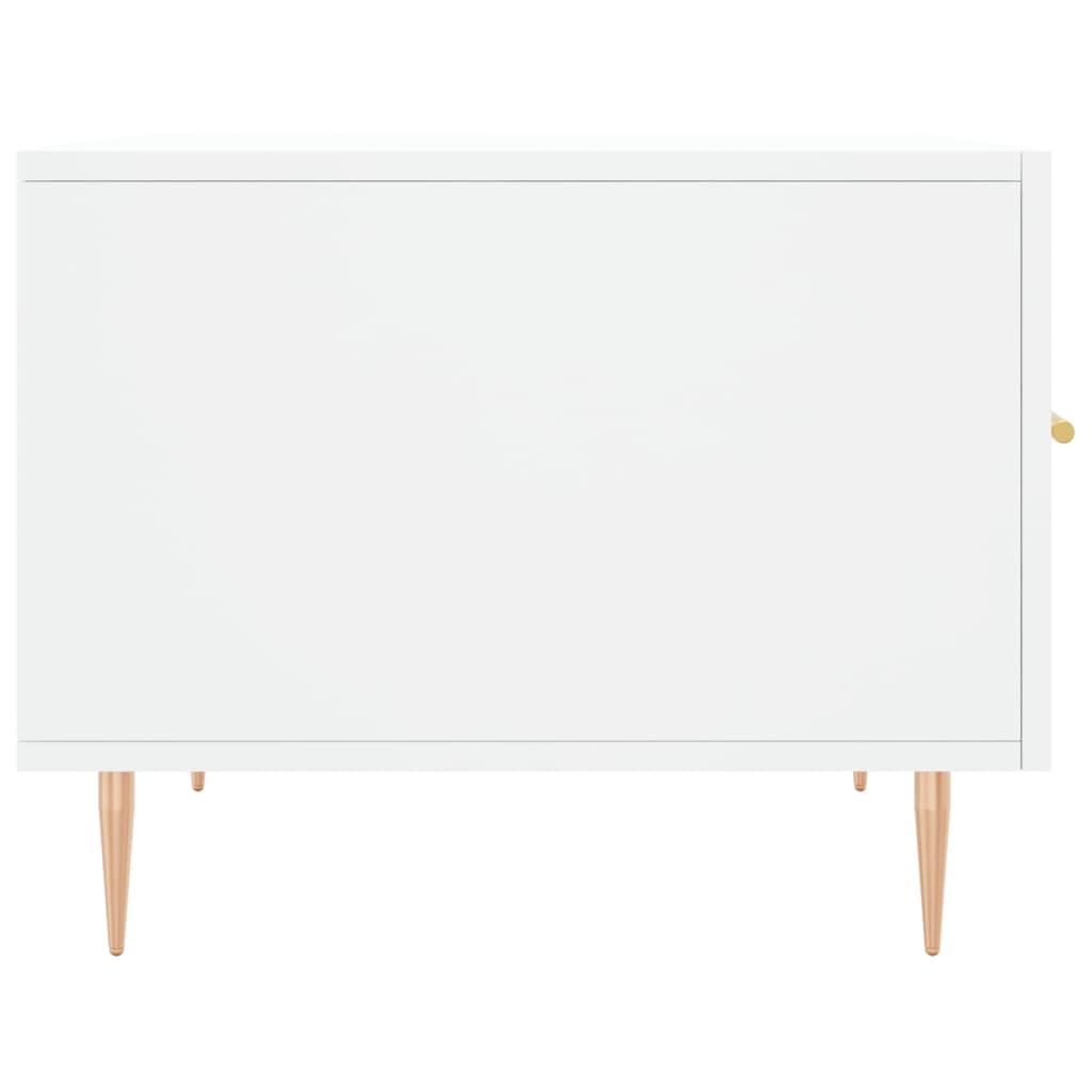 Coffee table, white, 50x50x40 cm, composite wood