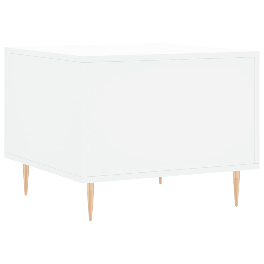 Coffee table, white, 50x50x40 cm, composite wood