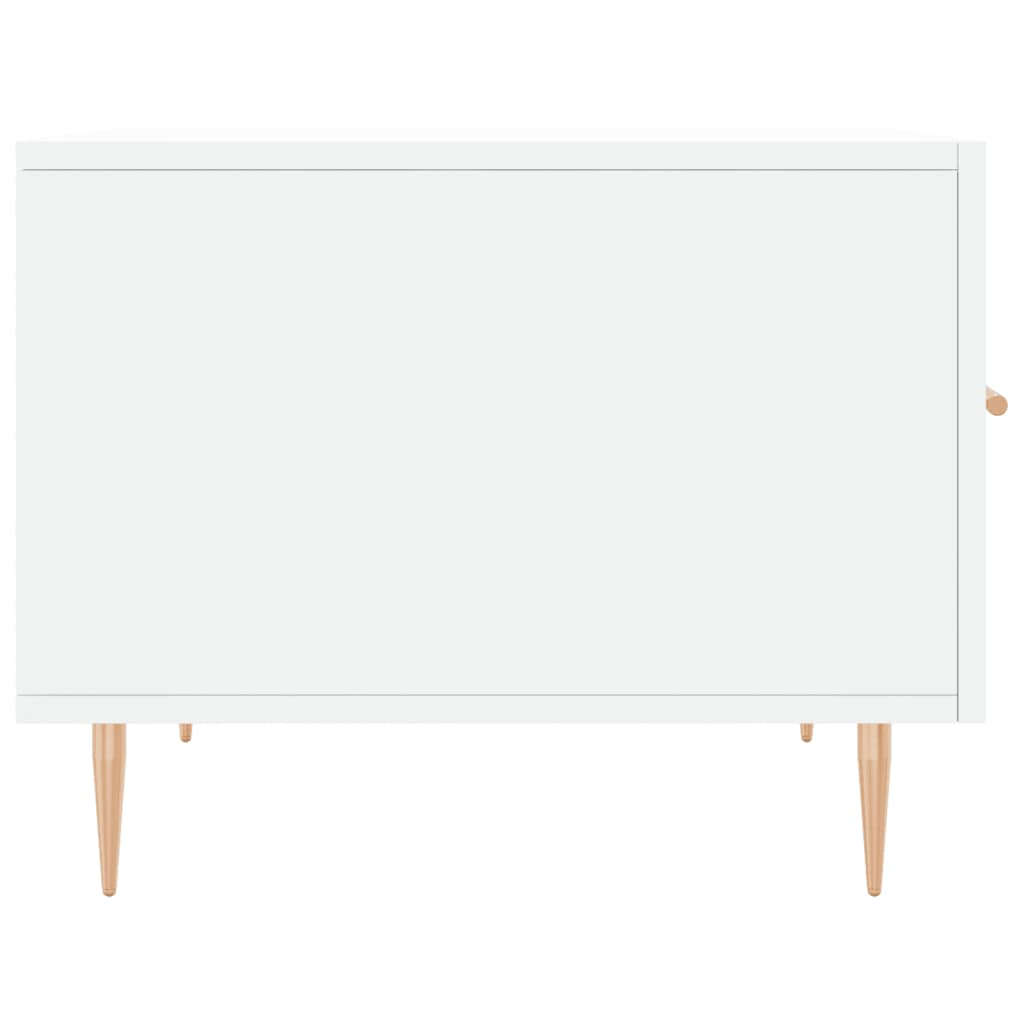 Coffee tables, 2 pcs., white, 50x50x40 cm, composite wood
