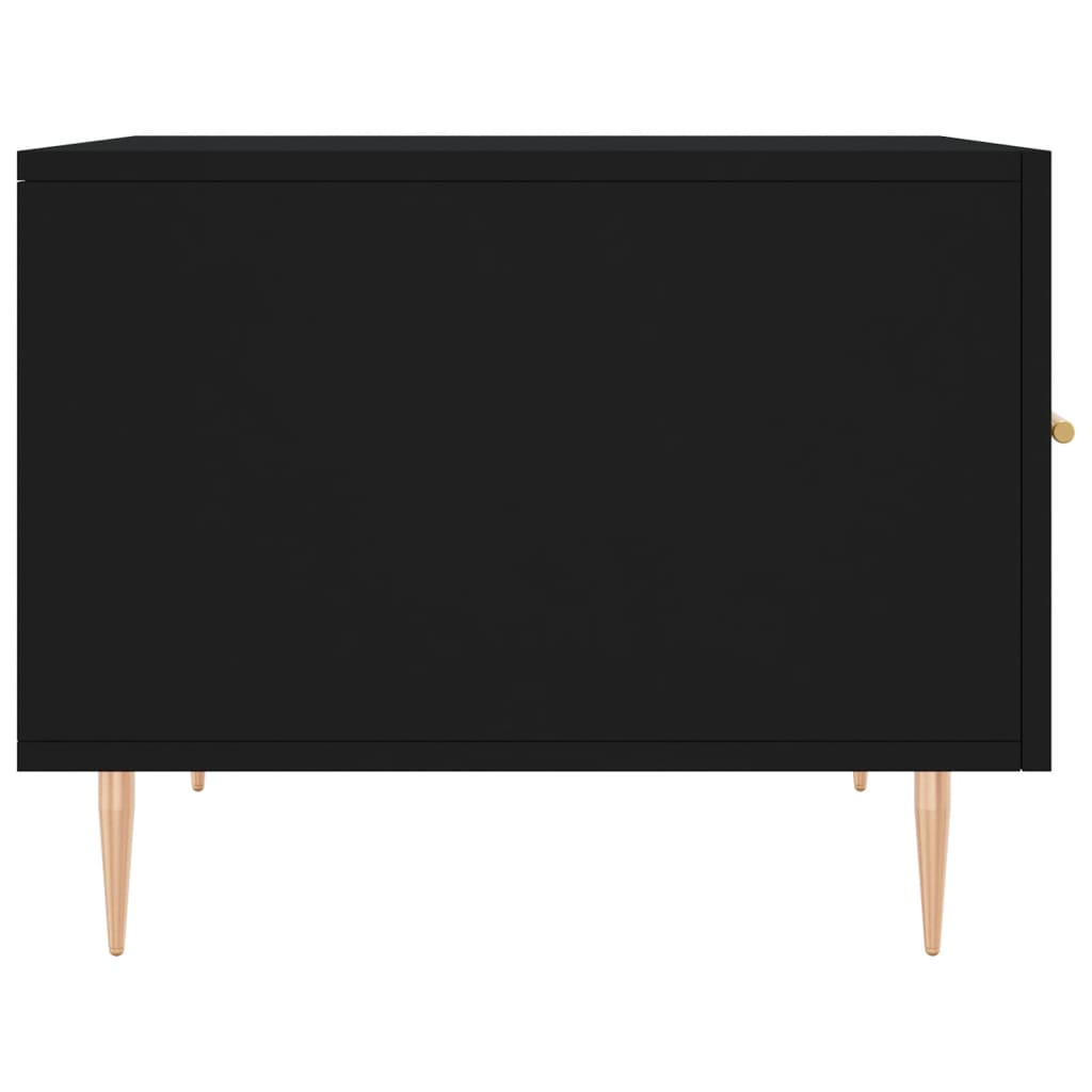 Coffee table, black, 50x50x40 cm, composite wood