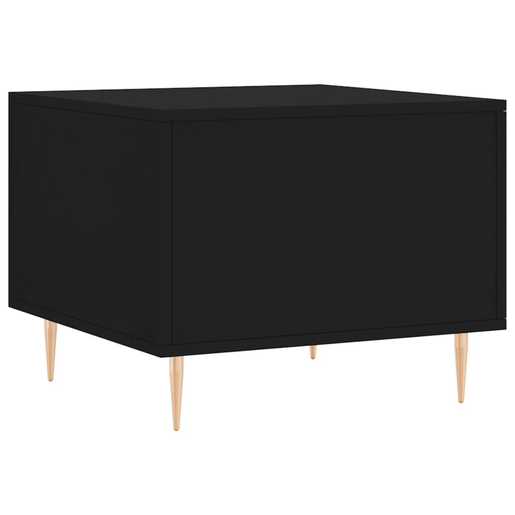 Coffee table, black, 50x50x40 cm, composite wood