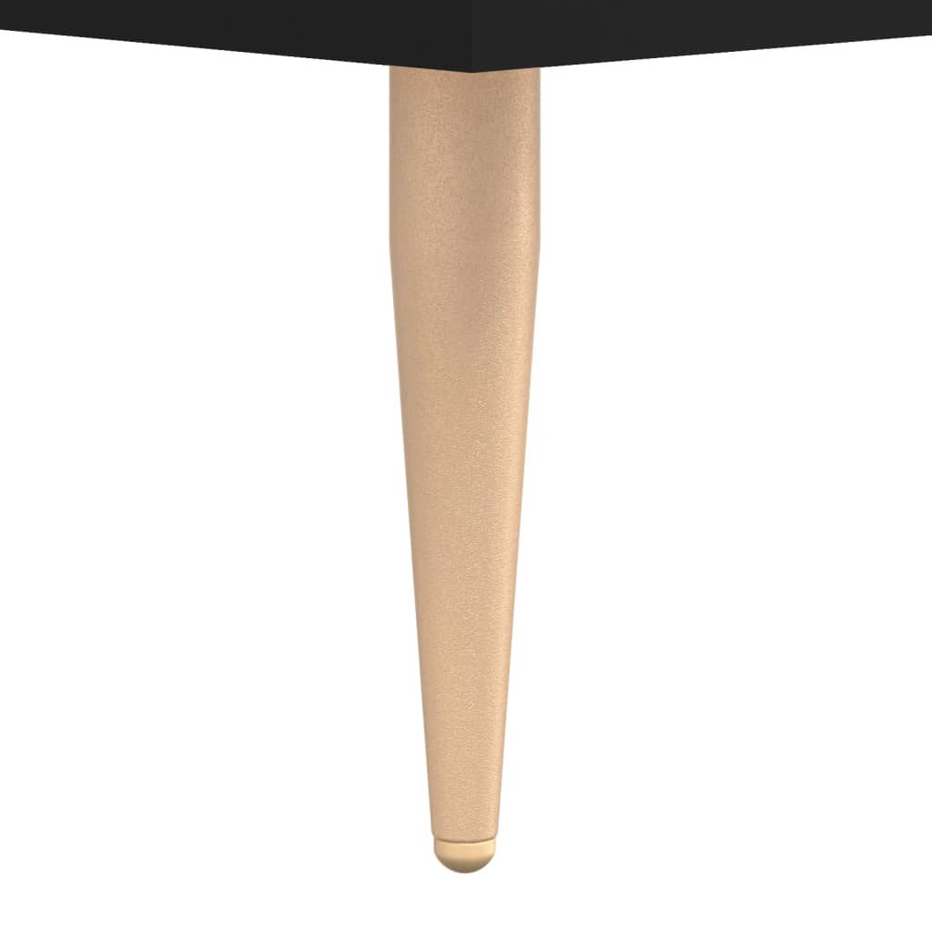 Coffee tables, 2 pcs., black, 50x50x40 cm, composite wood