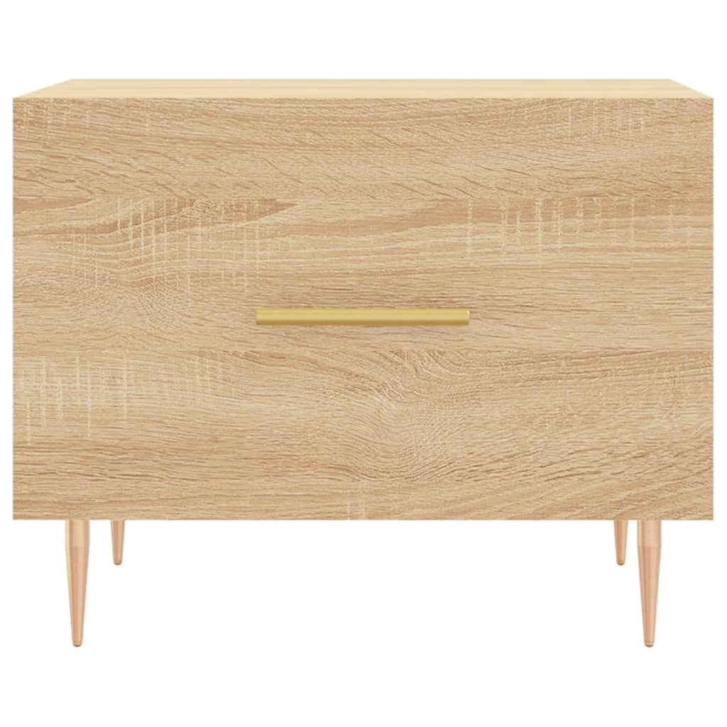 Coffee table, sonoma oak, 50x50x40 cm, processed wood