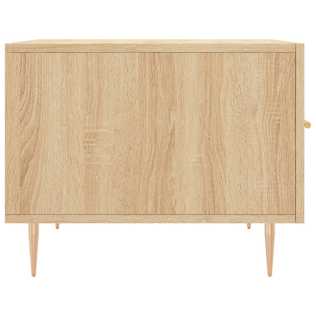 Coffee table, sonoma oak, 50x50x40 cm, processed wood