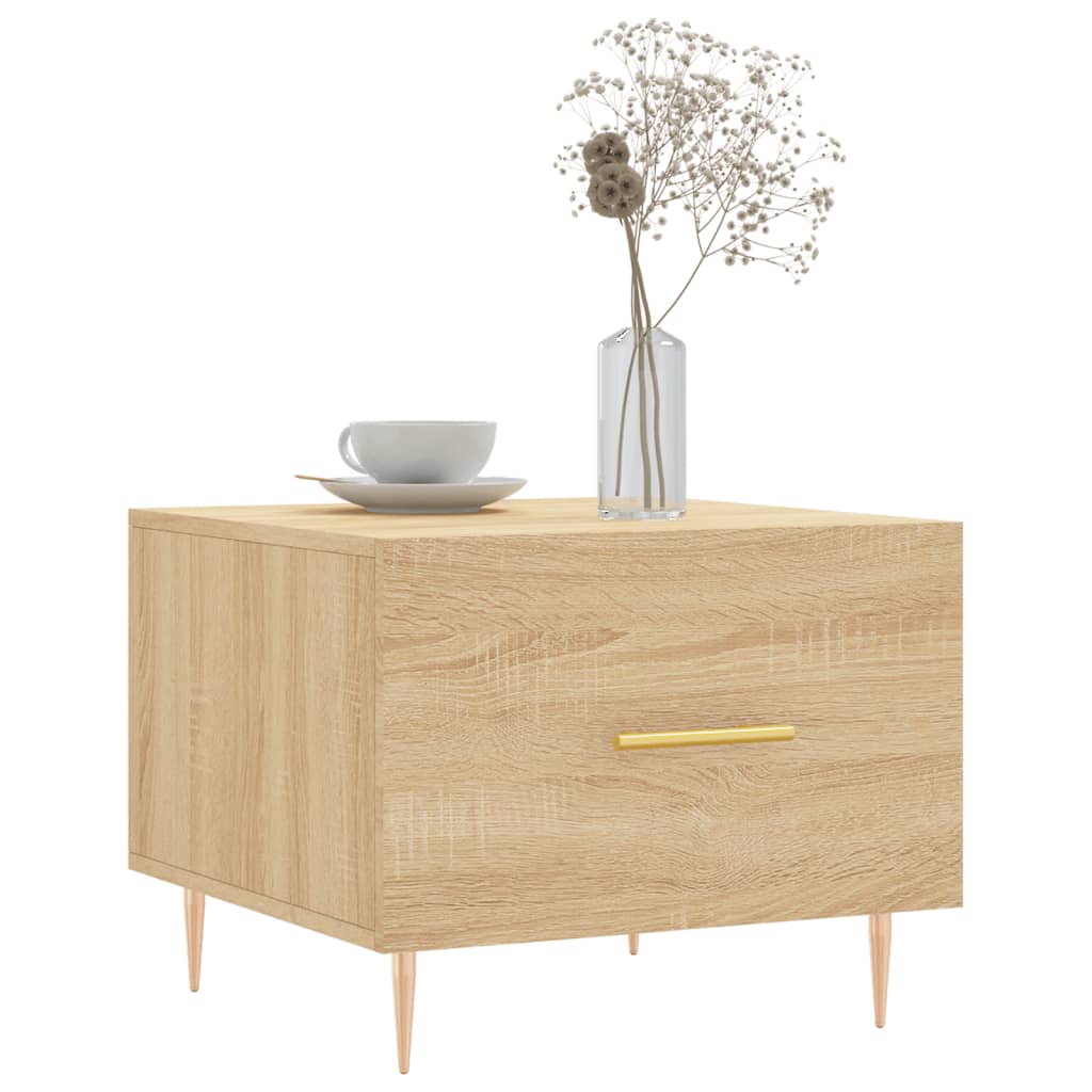 Coffee tables 2 pcs. sonoma oak 50x50x40 cm composite wood