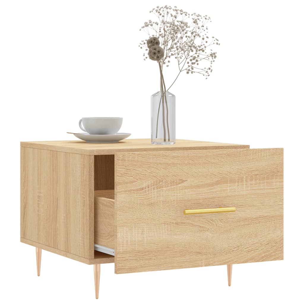 Coffee tables 2 pcs. sonoma oak 50x50x40 cm composite wood