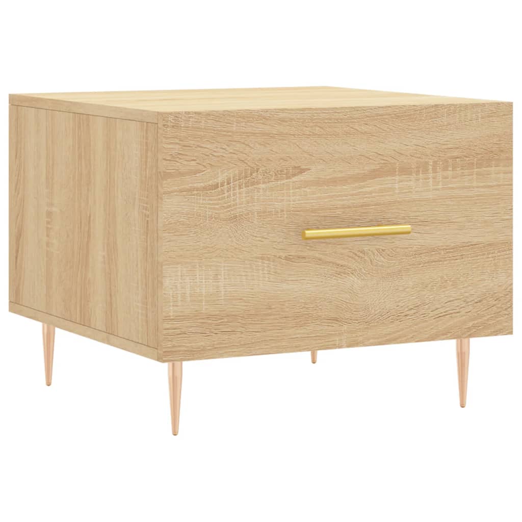 Coffee tables 2 pcs. sonoma oak 50x50x40 cm composite wood