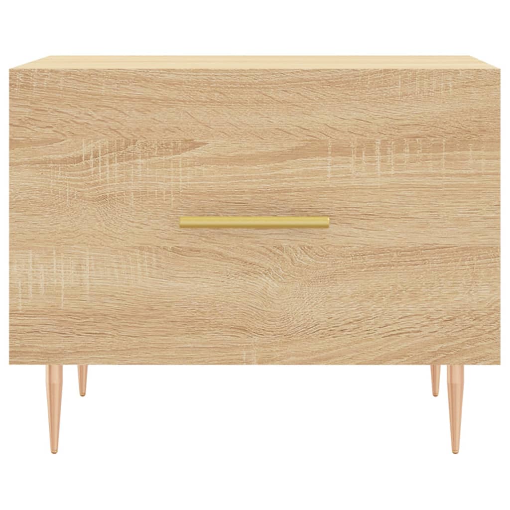 Coffee tables 2 pcs. sonoma oak 50x50x40 cm composite wood
