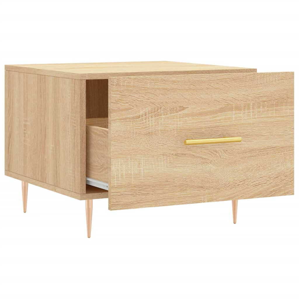 Coffee tables 2 pcs. sonoma oak 50x50x40 cm composite wood