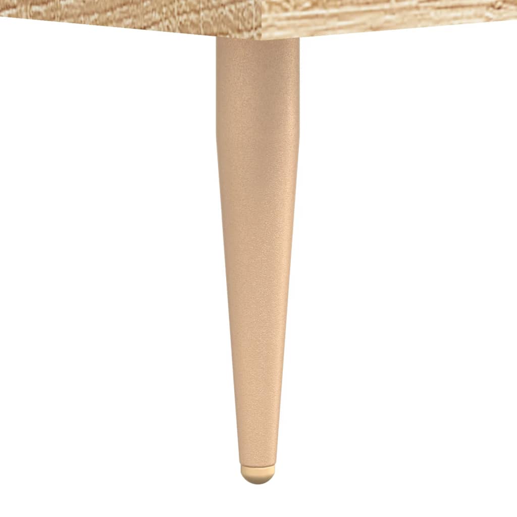 Coffee tables 2 pcs. sonoma oak 50x50x40 cm composite wood