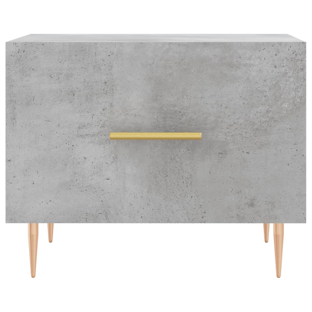 Coffee table, concrete gray, 50x50x40 cm, composite wood