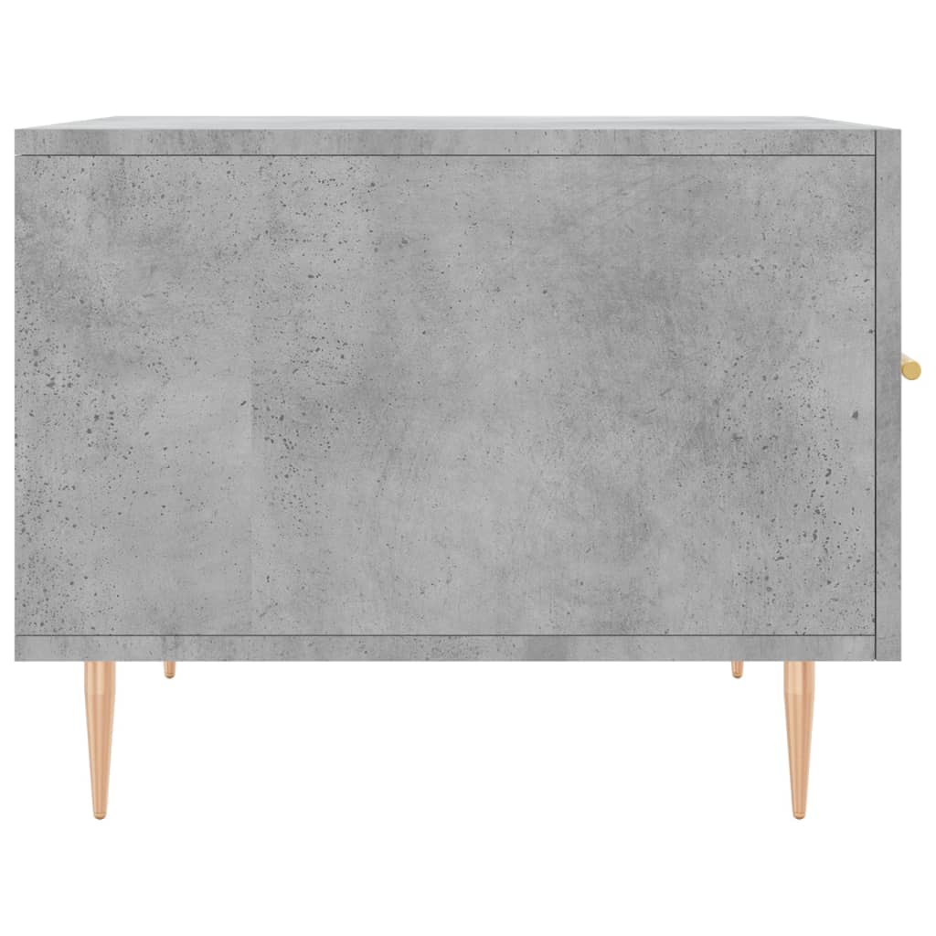 Coffee table, concrete gray, 50x50x40 cm, composite wood