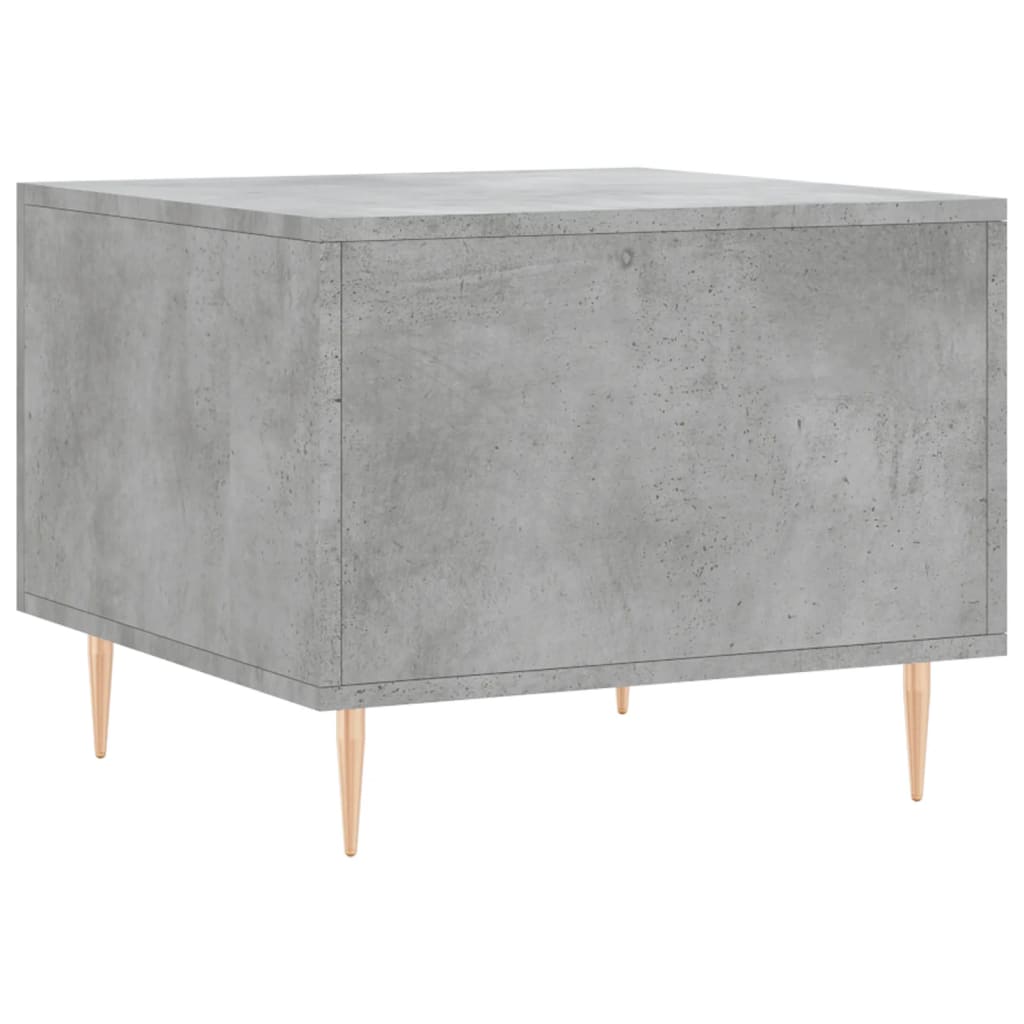 Coffee table, concrete gray, 50x50x40 cm, composite wood