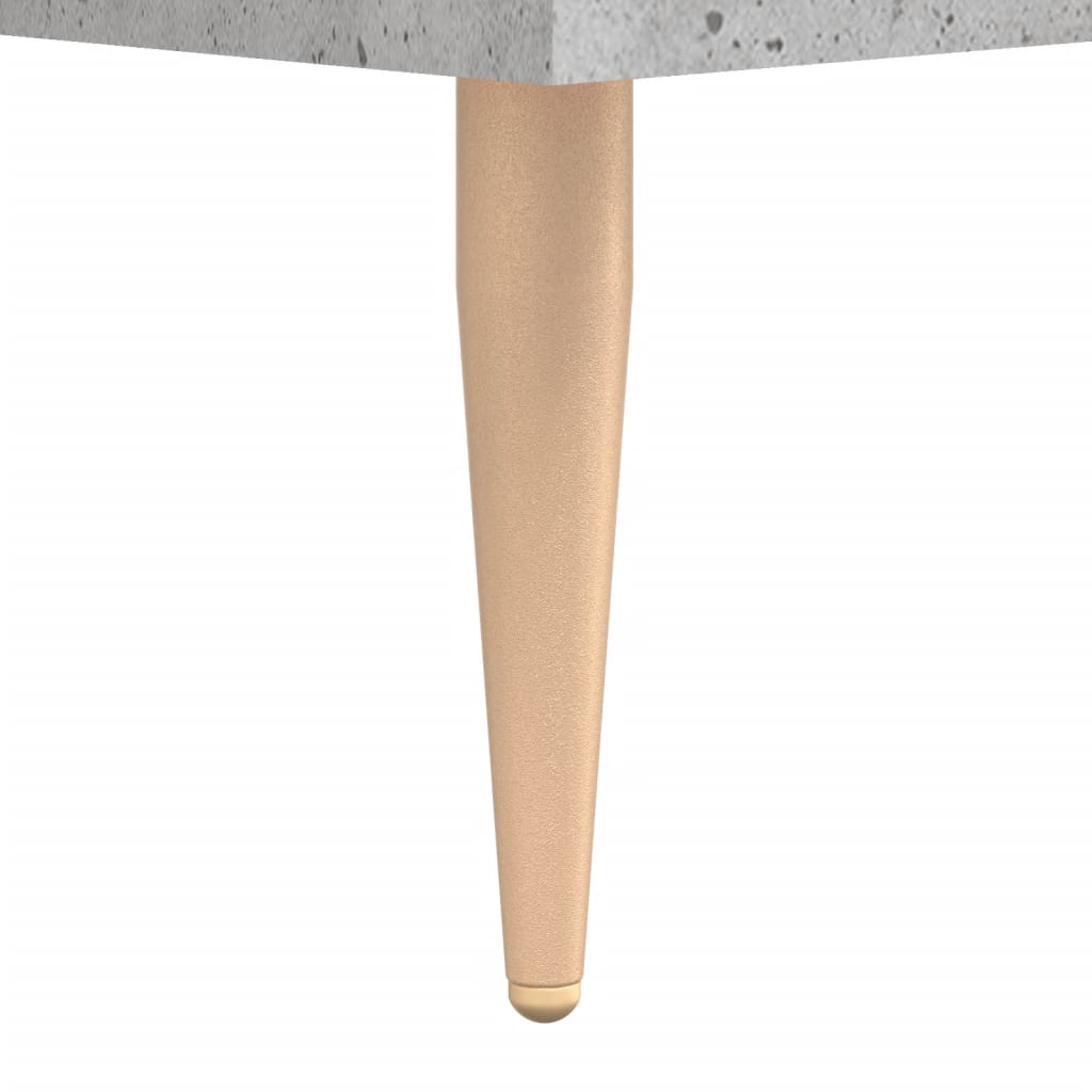 Coffee table, concrete gray, 50x50x40 cm, composite wood