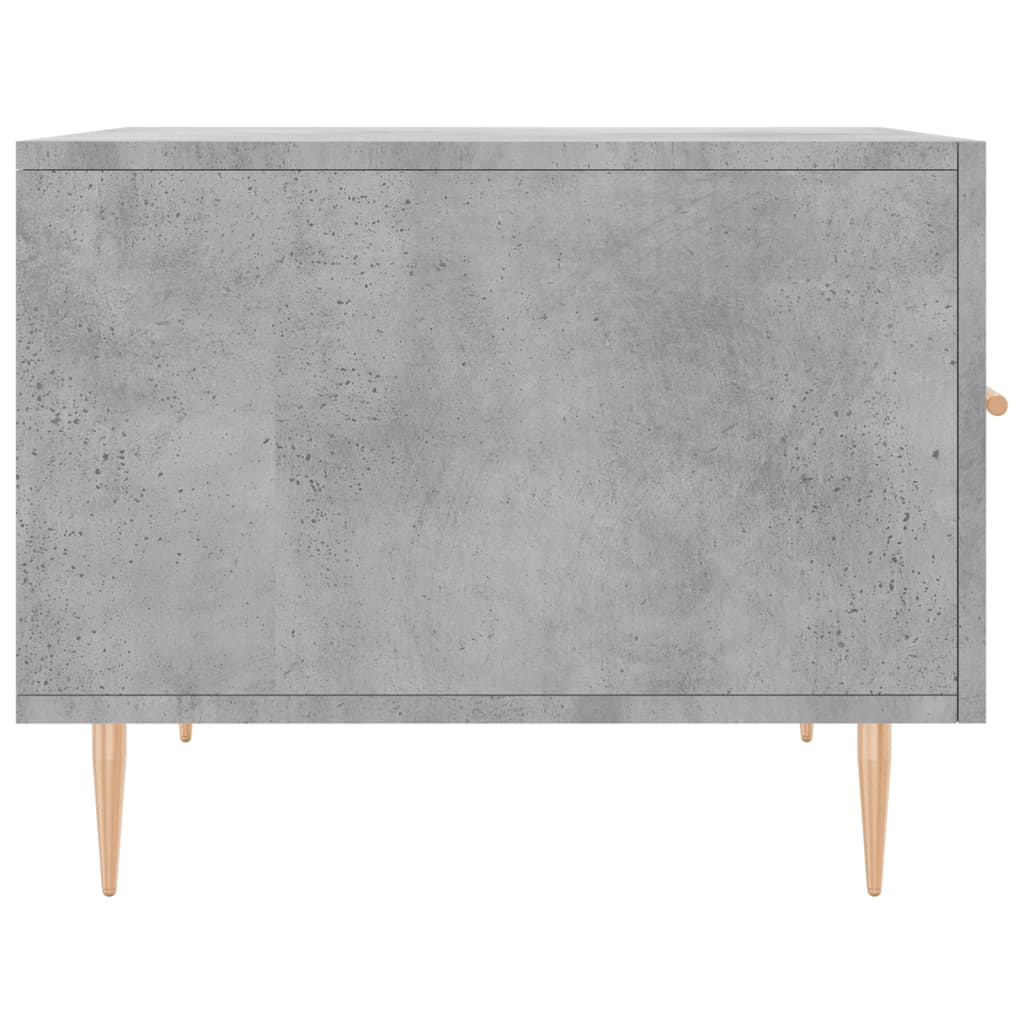 Coffee tables, 2 pcs., concrete gray, 50x50x40 cm, composite wood