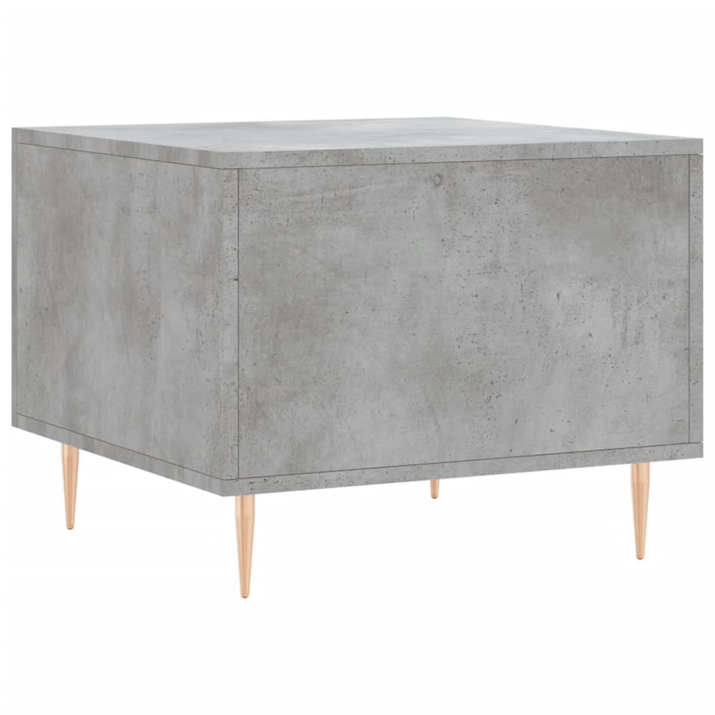 Coffee tables, 2 pcs., concrete gray, 50x50x40 cm, composite wood
