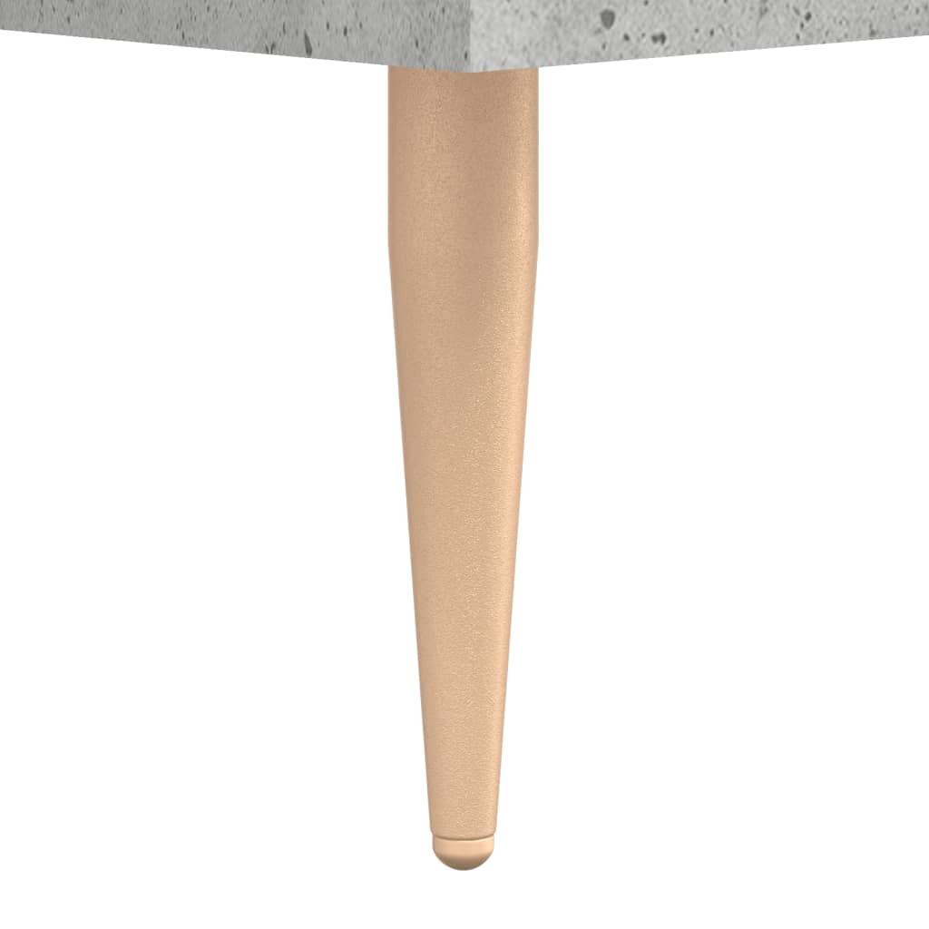 Coffee tables, 2 pcs., concrete gray, 50x50x40 cm, composite wood