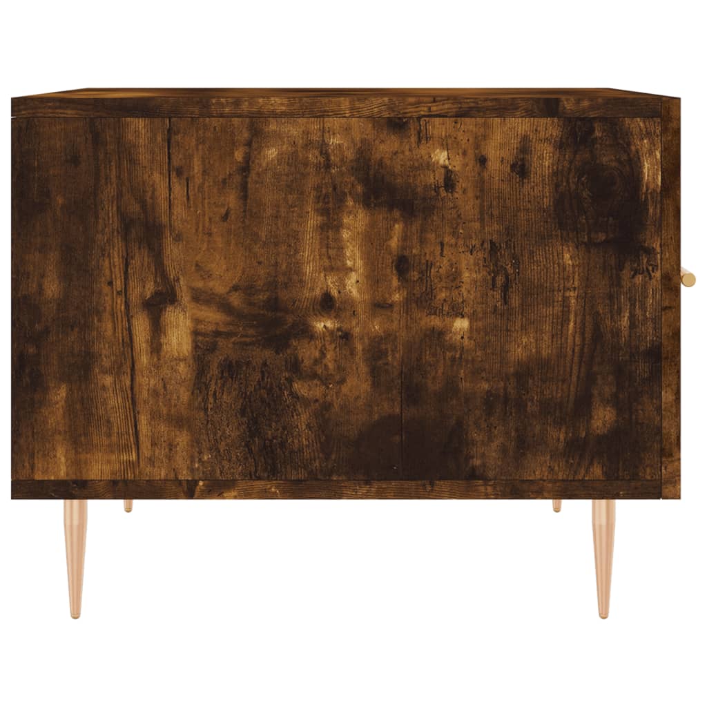 Coffee table, smoky oak, 50x50x40 cm, processed wood