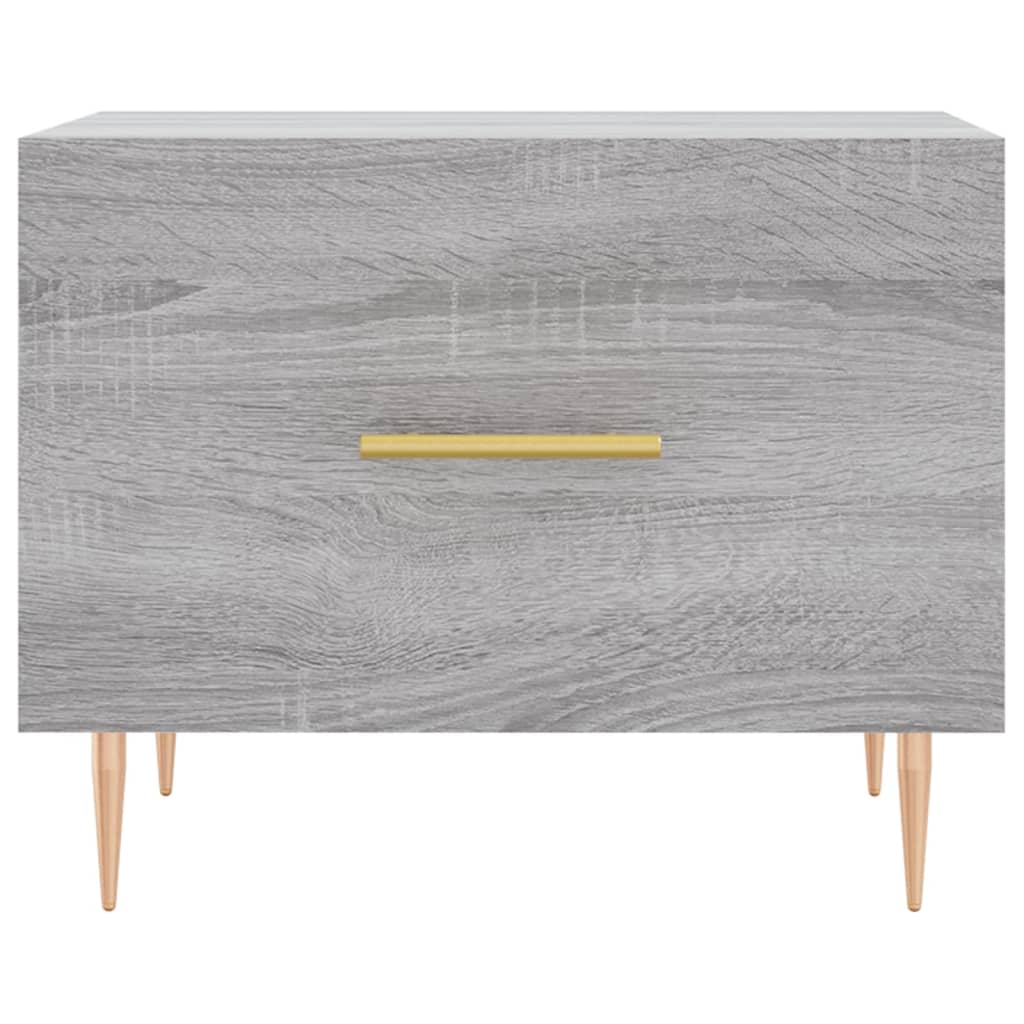 Coffee table, sonoma grey, 50x50x40 cm, processed wood