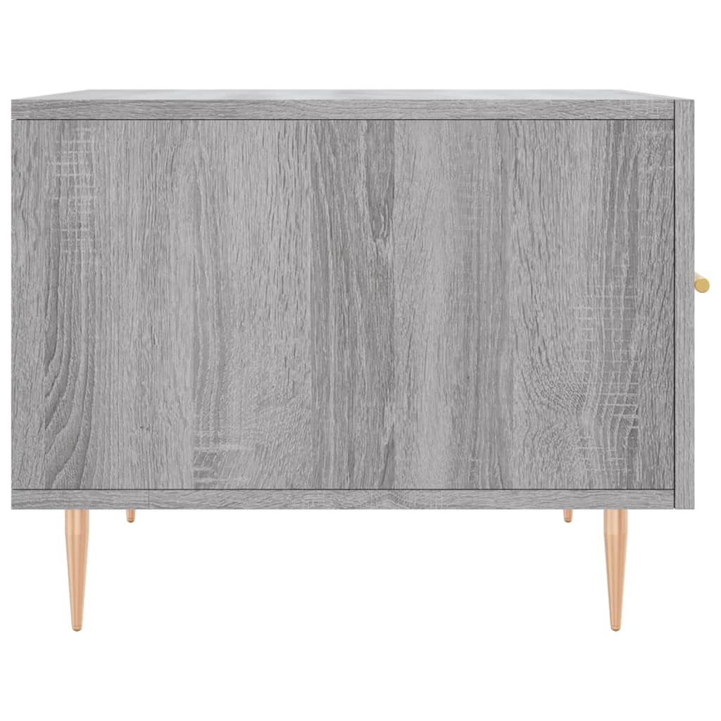 Coffee table, sonoma grey, 50x50x40 cm, processed wood