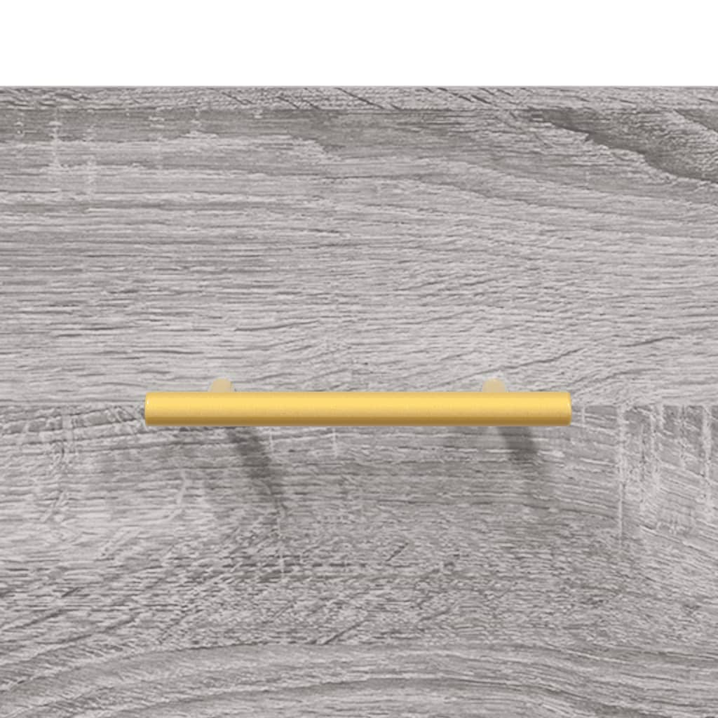Coffee table, sonoma grey, 50x50x40 cm, processed wood