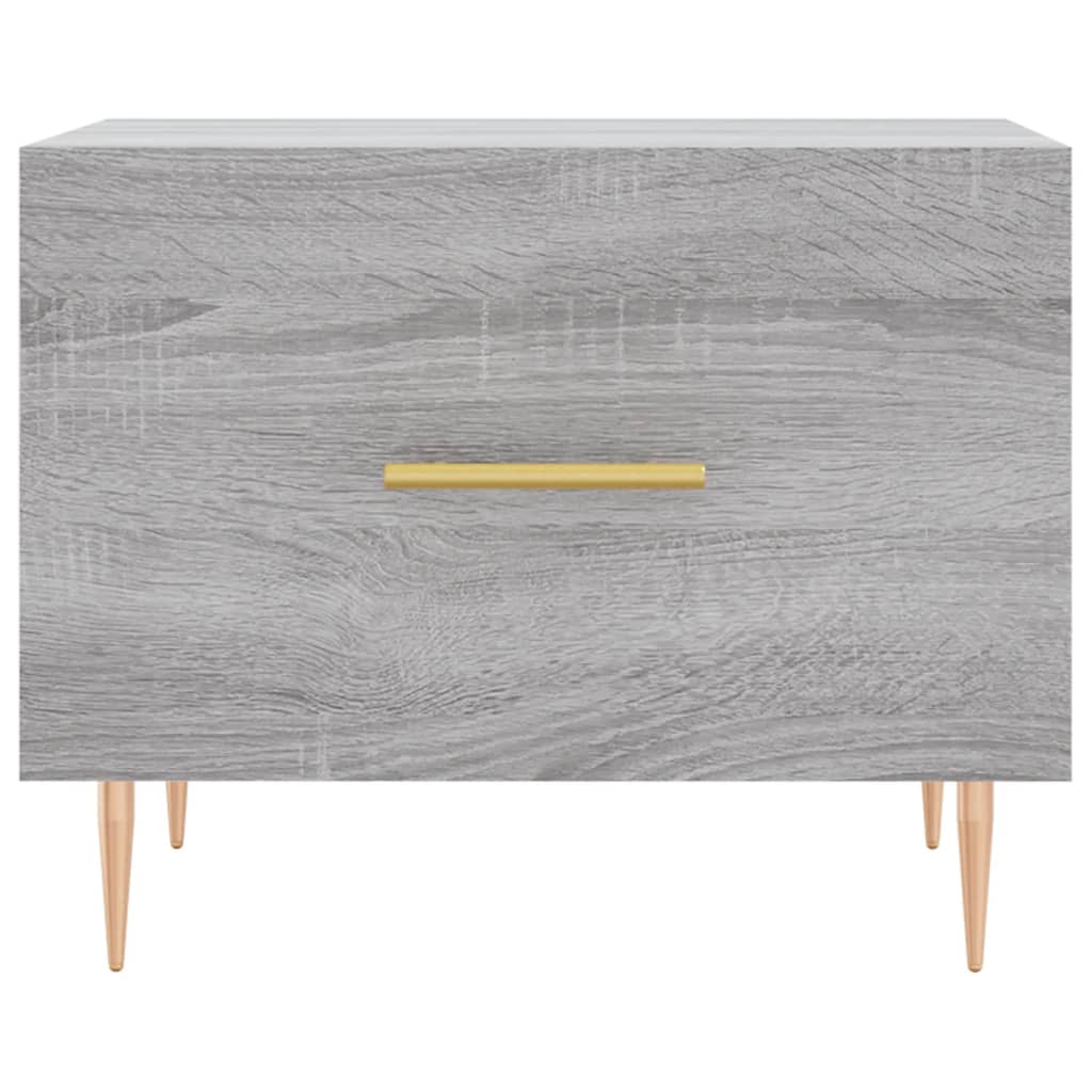 Coffee tables, 2 pcs., sonoma gray, 50x50x40 cm, composite wood