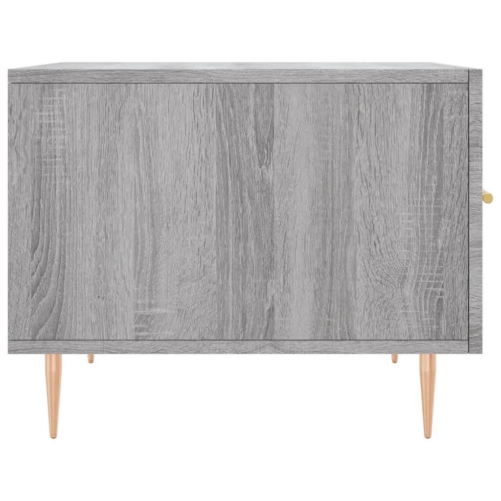 Coffee tables, 2 pcs., sonoma gray, 50x50x40 cm, composite wood