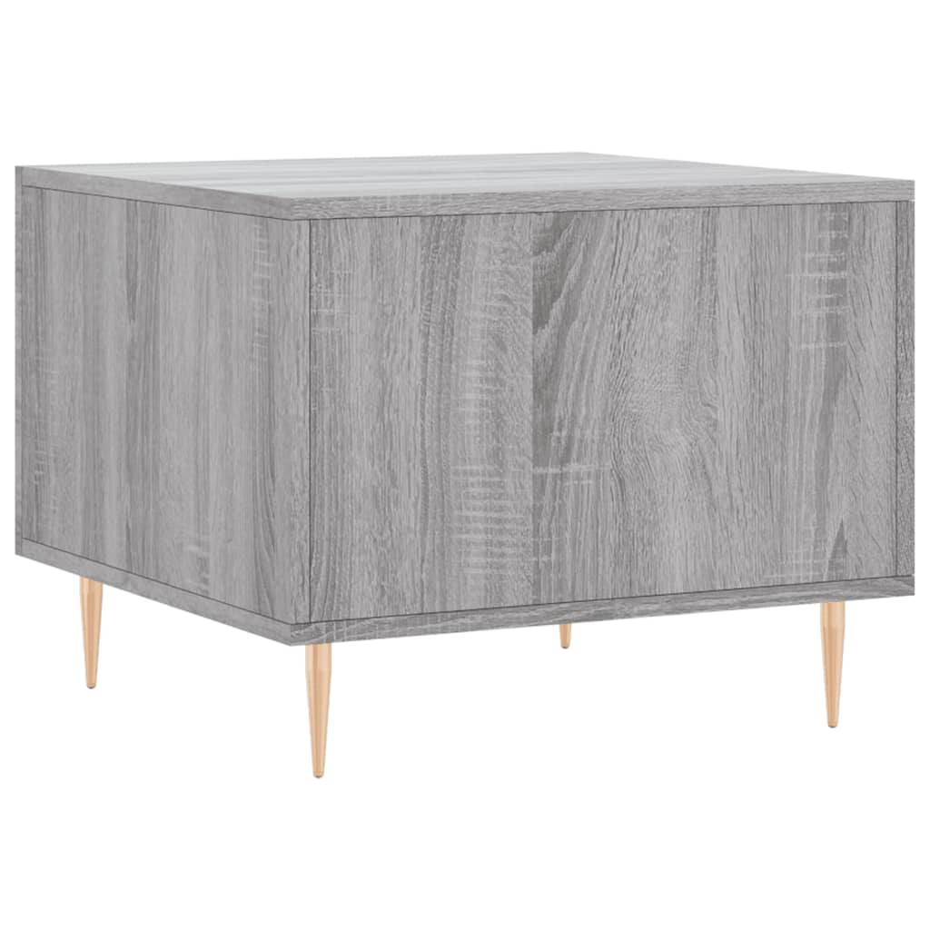 Coffee tables, 2 pcs., sonoma gray, 50x50x40 cm, composite wood