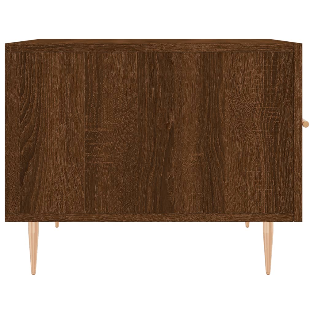 Coffee table, brown oak, 50x50x40 cm, processed wood