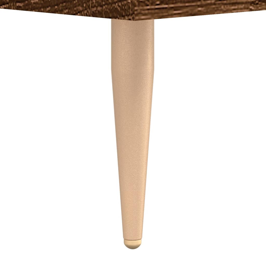 Coffee tables, 2 pcs. brown oak, 50x50x40 cm, composite wood