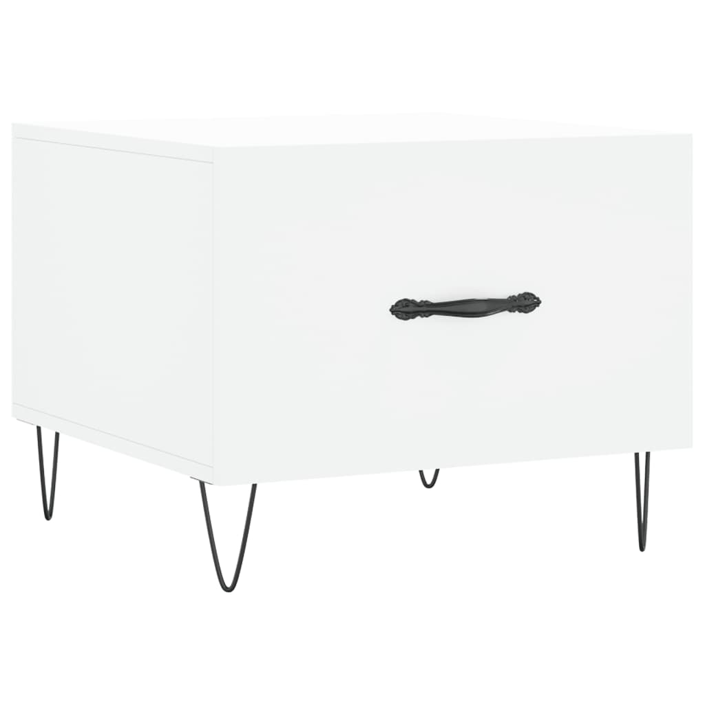 Coffee table, white, 50x50x40 cm, composite wood