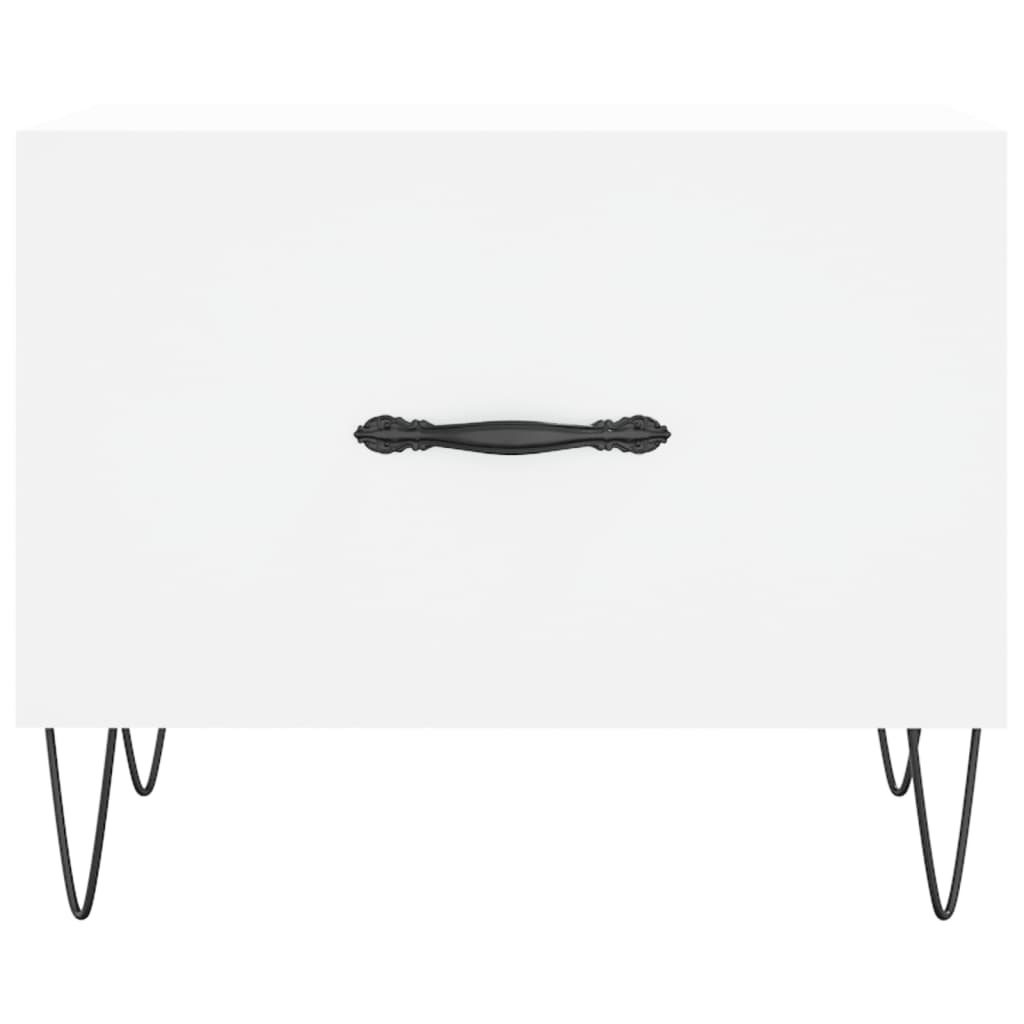 Coffee table, white, 50x50x40 cm, composite wood