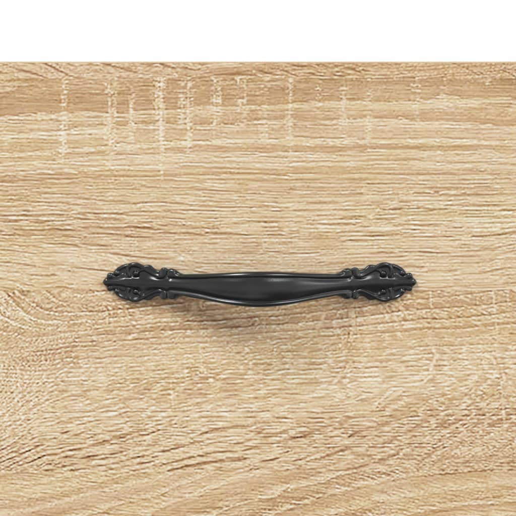 Coffee table, sonoma oak, 50x50x40 cm, processed wood