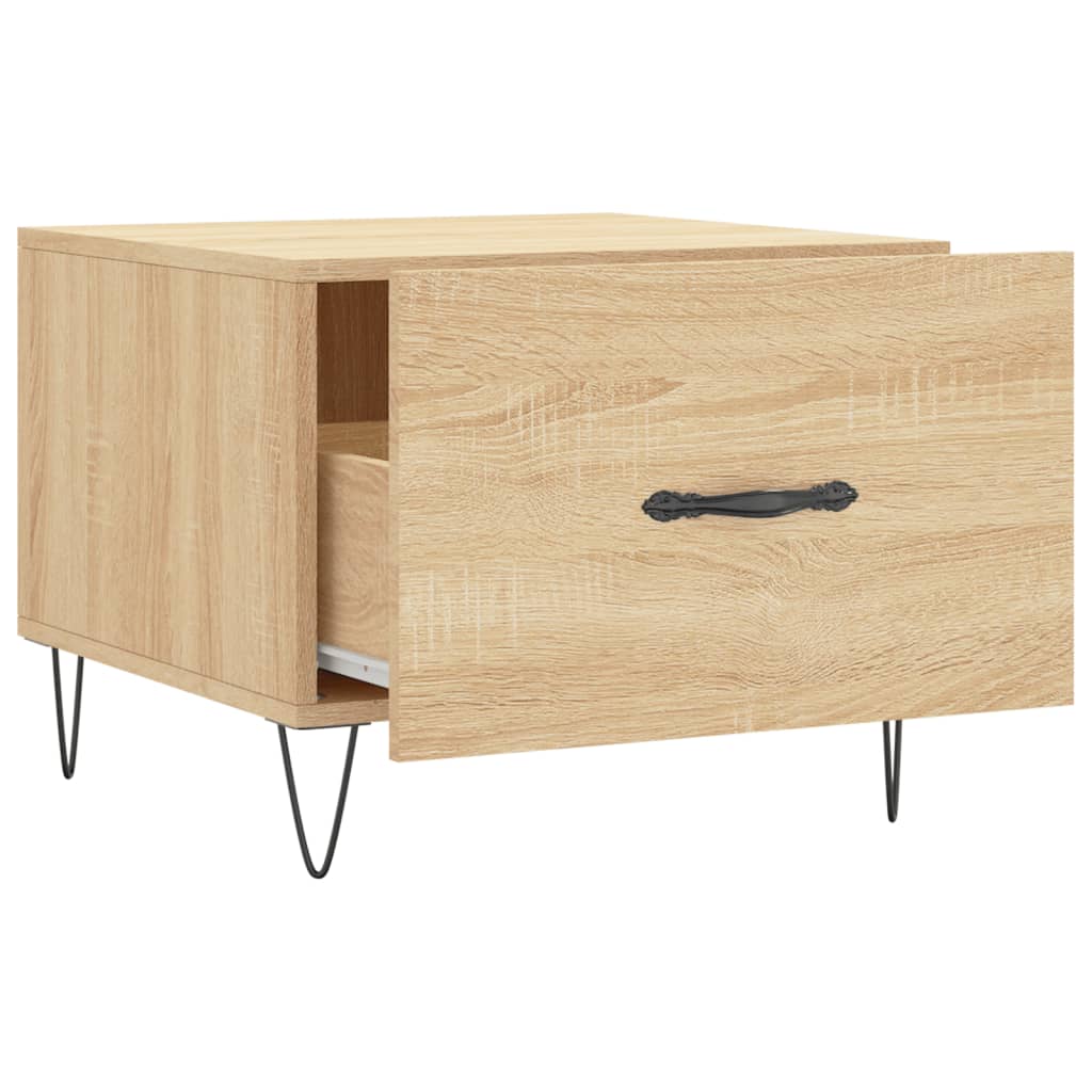 Coffee tables 2 pcs. sonoma oak 50x50x40 cm composite wood