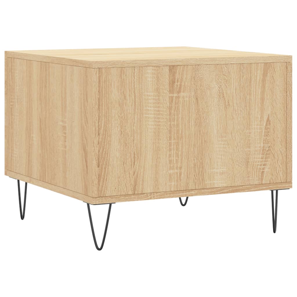 Coffee tables 2 pcs. sonoma oak 50x50x40 cm composite wood