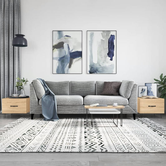 Coffee tables 2 pcs. sonoma oak 50x50x40 cm composite wood