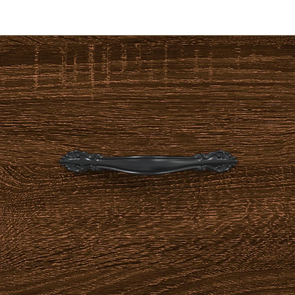 Coffee table, brown oak, 50x50x40 cm, processed wood