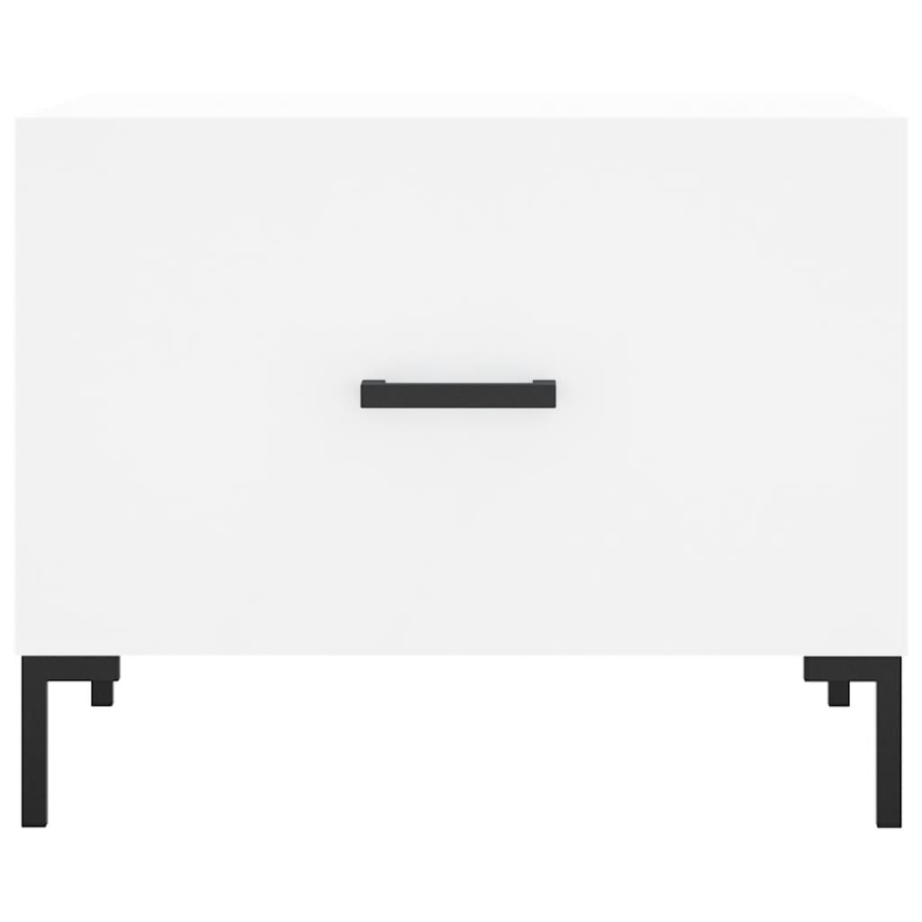Coffee table, white, 50x50x40 cm, composite wood