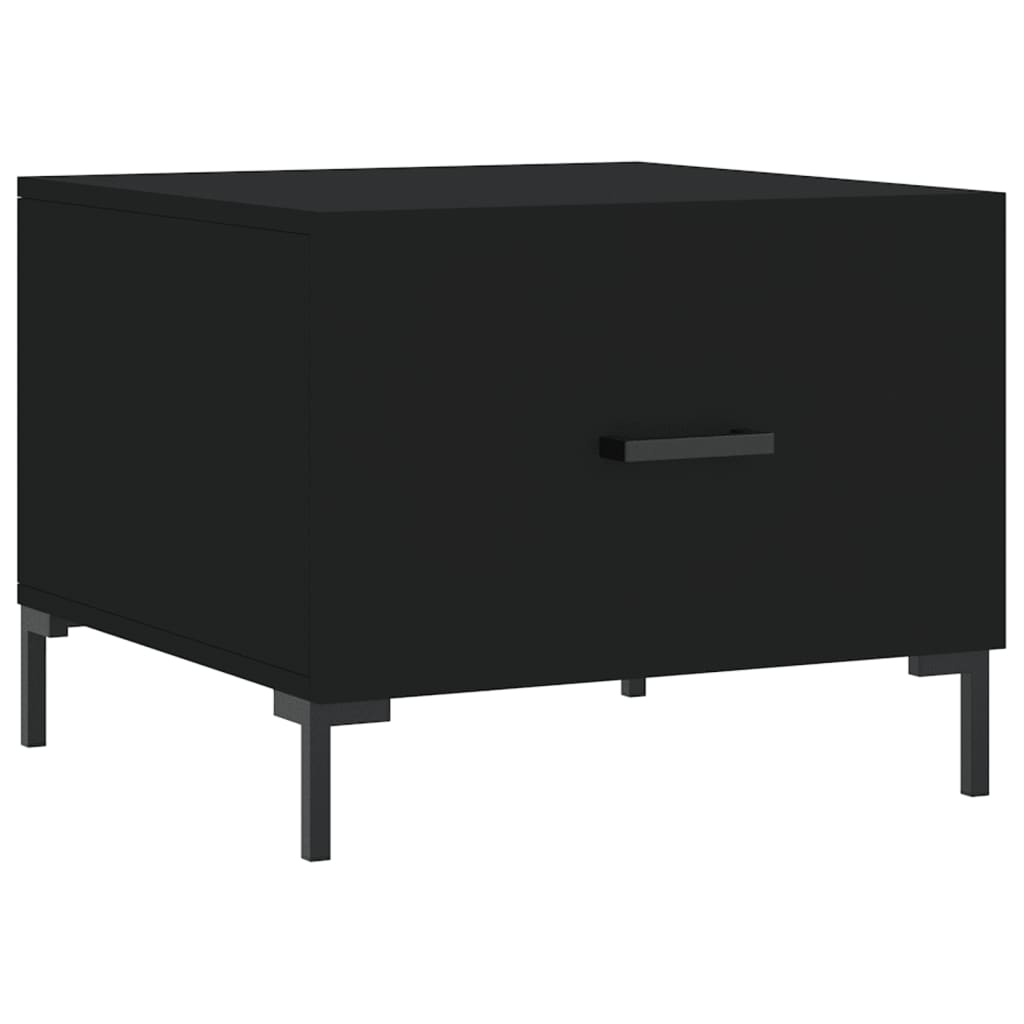 Coffee table, black, 50x50x40 cm, composite wood