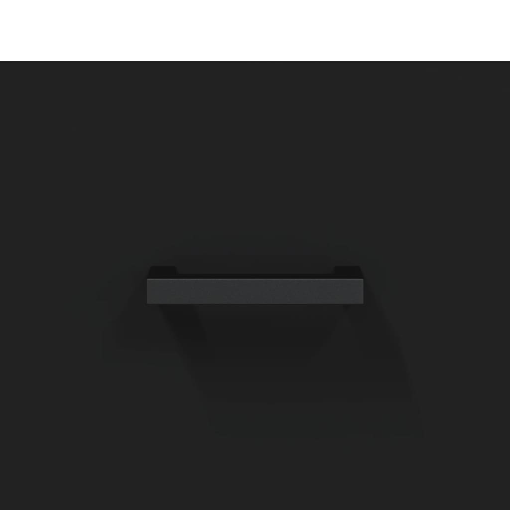 Coffee tables, 2 pcs., black, 50x50x40 cm, composite wood