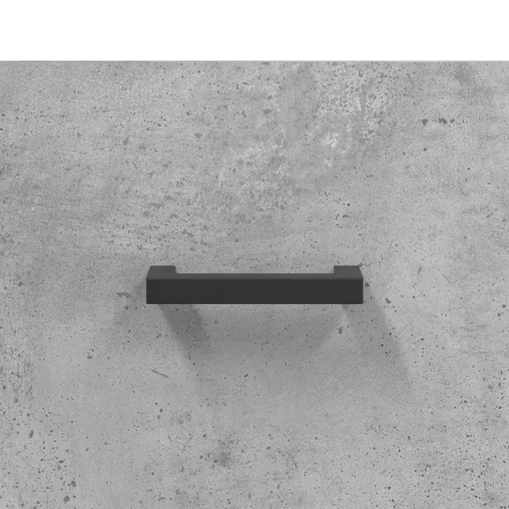 Coffee table, concrete gray, 50x50x40 cm, composite wood